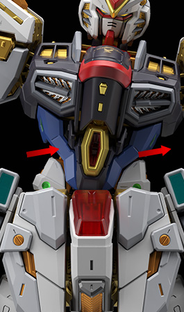 몸통, 허리 부분의 가동 기믹