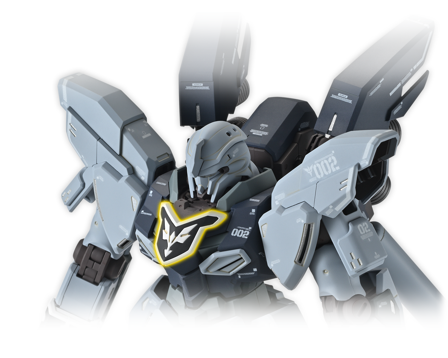 가슴 부분과 소맷부리의 장식을 파츠 분할과 성형색으로 재현