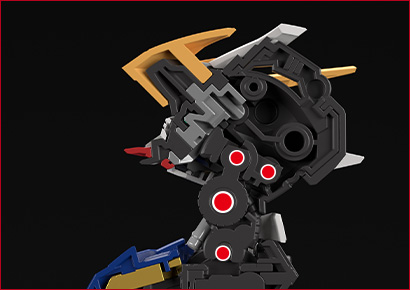 머리 부분은 4개 축으로 크게 가동