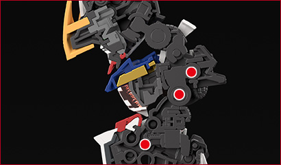 몸통, 허리 부분의 가동 기믹